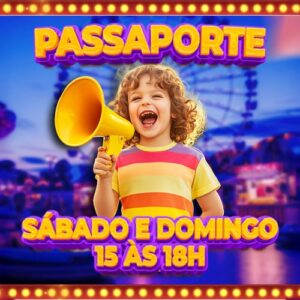 Passaporte Park Las Vegas| Sapucaia do Sul - RS | 20/06/2026 - Sábado 1ª Sessão